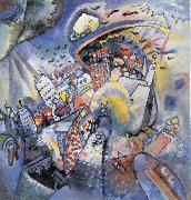 Wassily Kandinsky Moszkva Voros ter oil on canvas